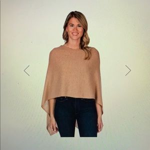 Claudia Nichole Cashmere Blend Dress Topper Poncho